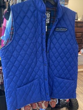 Joe Boxer Quilted Royal Blue Puffer Vest